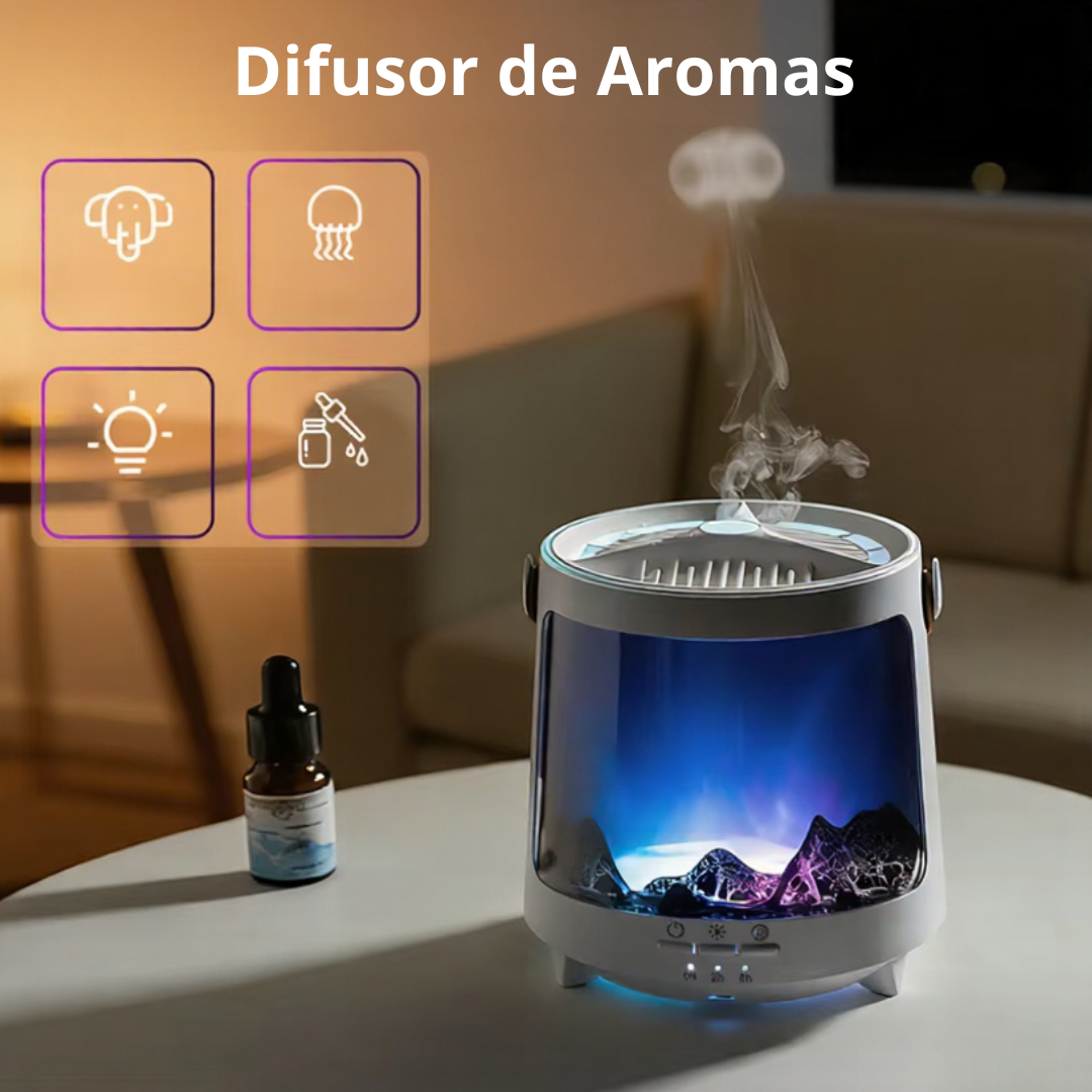 Humidificador Difusor de Aromas Aurora